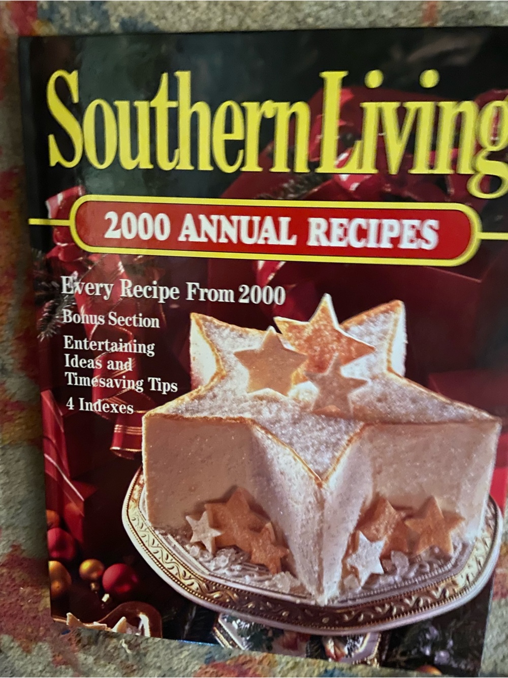 Southern Living 2000 cookbook white gold star cake cookies pie dessert ma meals